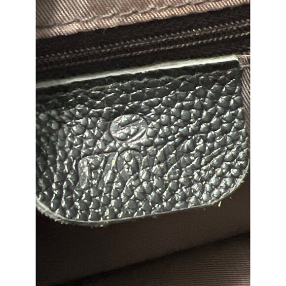 S-Zone Black Pebbled Leather Backpack - Picture 6 of 11